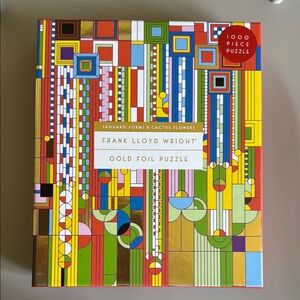 Frank Lloyd Wright Gold Foil Puzzle